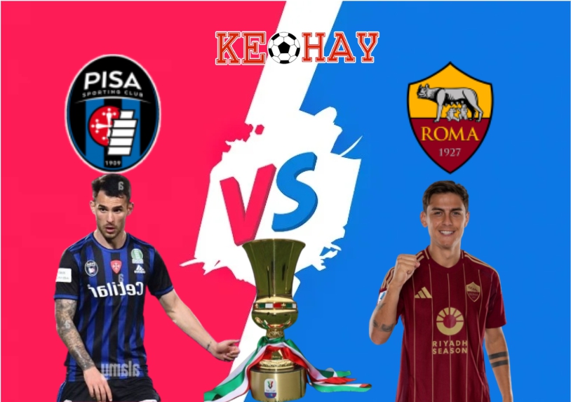 Pisa vs Roma – Soi kèo hôm nay 01h45 31/08/2025 – VĐQG Italia