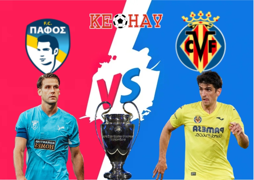 Pafos FC vs Villarreal – Soi kèo hôm nay 00h45 06/11/2025 – Champions League
